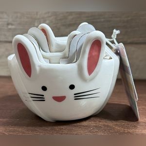Super Cute 🥰 The Bake Shop Easter Bunny Measuring Cups set of 4 - NEW